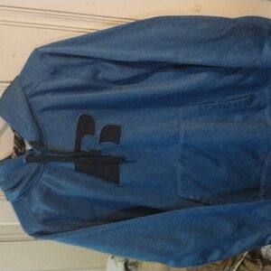 Size large Russell hoodie blue